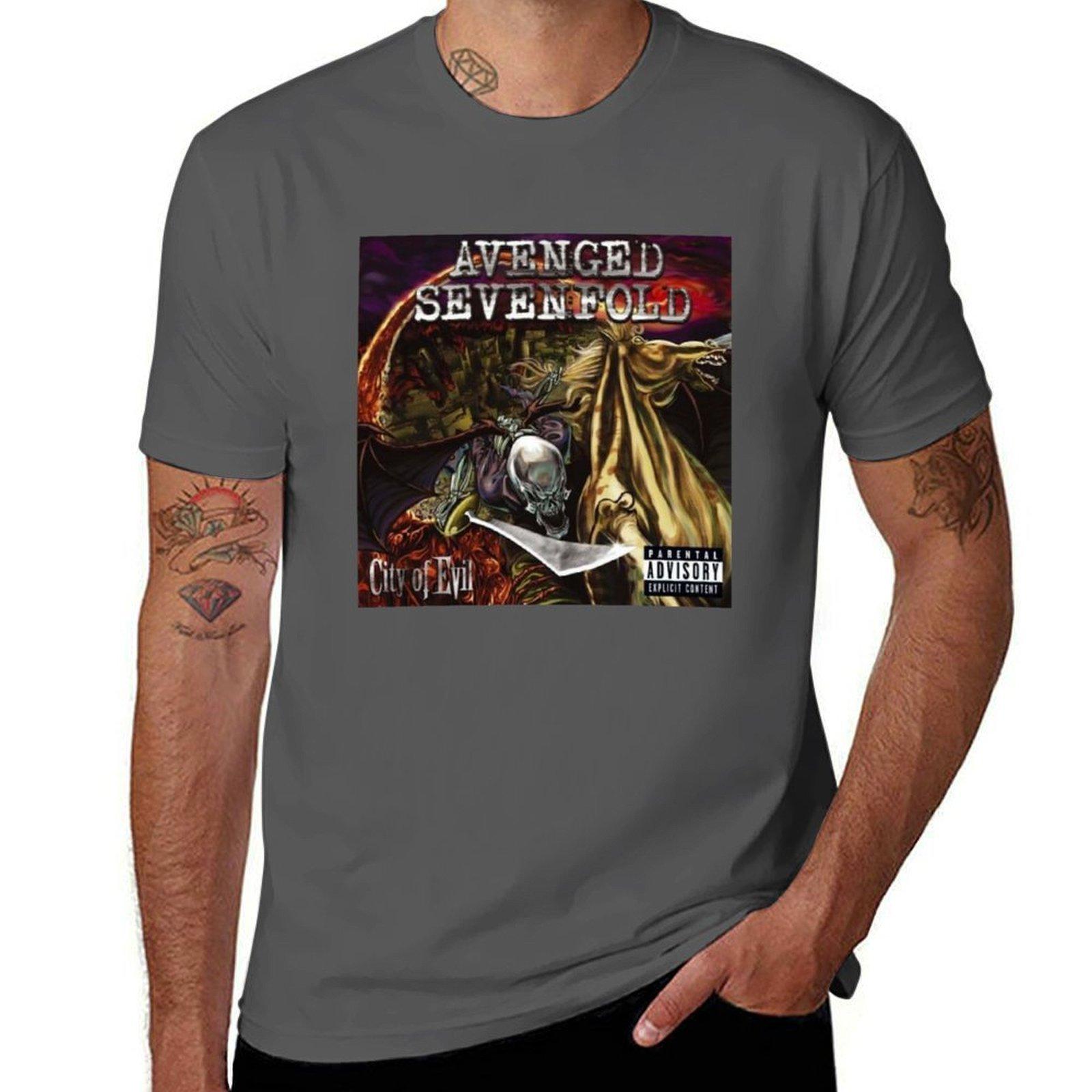 

AvengedSevenfold - City Of Evil Album Cover || 003 T-Shirt essential t shirt T-Shirt 4XL