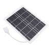 Solar Panel 3W 5V High Efficiency Multi Purpose USB Solar Panel Charger for Mobile Phone Tablet