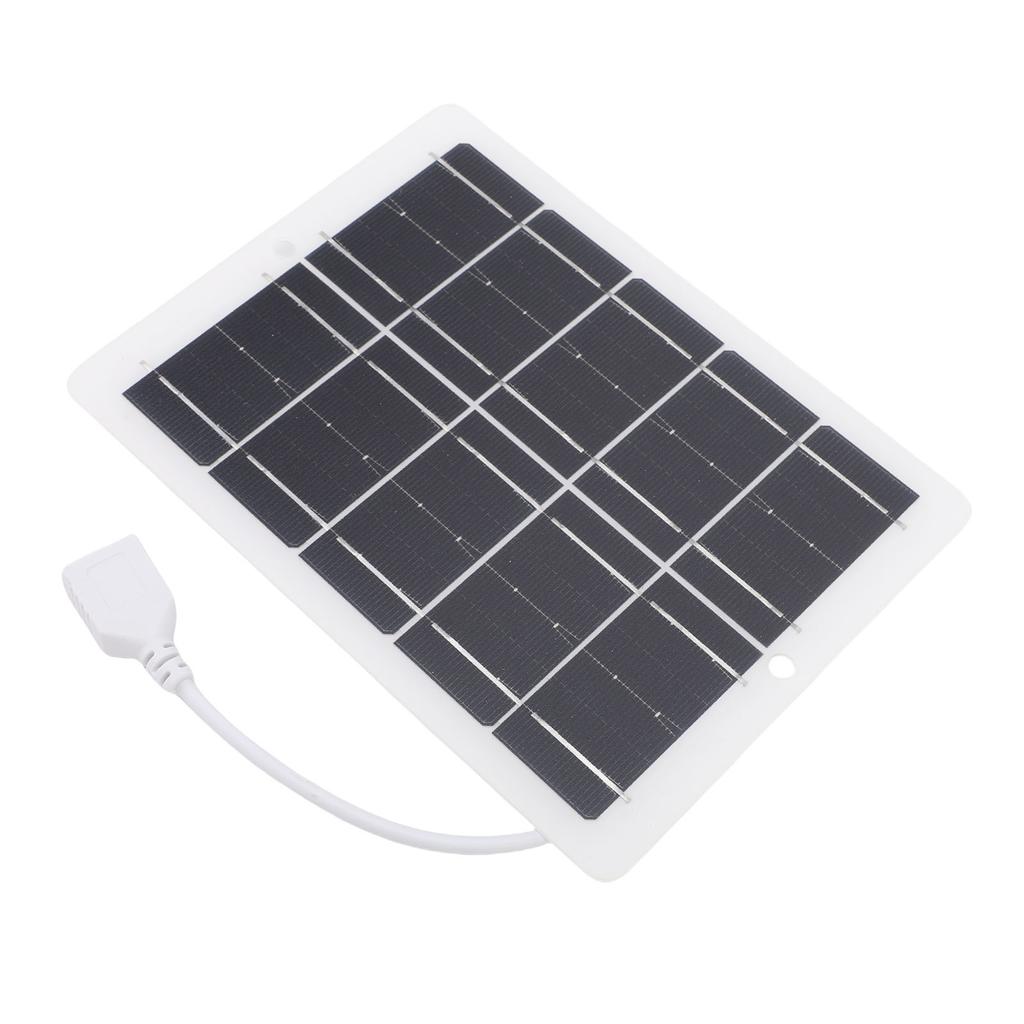 Solar Panel 3W 5V High Efficiency Multi Purpose USB Solar Panel Charger for Mobile Phone Tablet