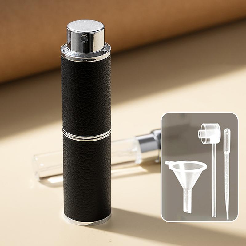 8Ml Refillable Perfume Bottle High-End Leather Sub-Bottling Portable Mini Travel Empty Cosmetic Containers Spray Atomizer Glass
