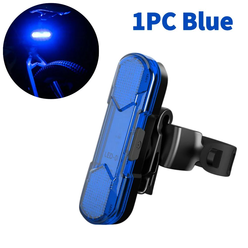 1/2PCS USB Rechargeable LED Bike Light Waterproof Bicycle Seatpost Cycling Tail Light Safety Warning Bicycle Rear Light