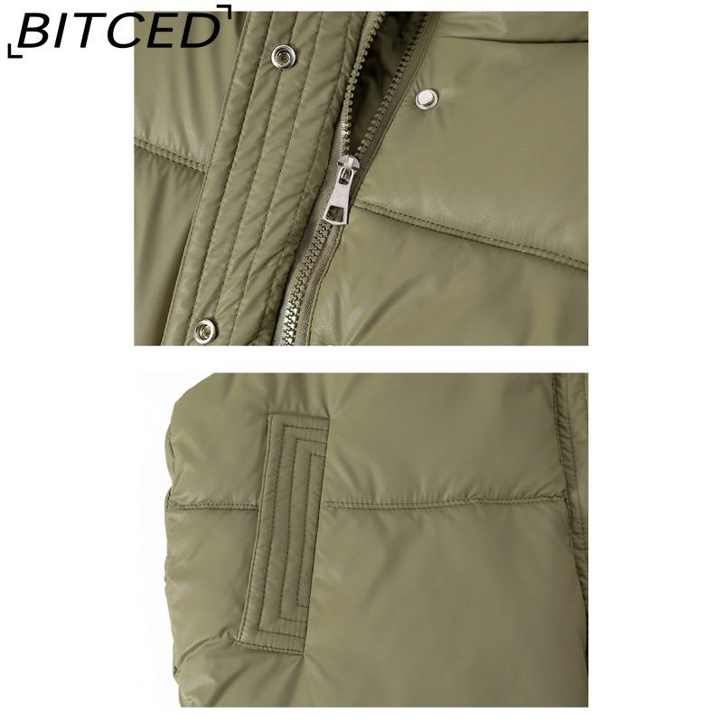 BITCED Women's Short-Length Autumn/Winter Cotton Waistcoat - Thickened Padded Vest