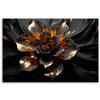 Canvas Print, 3D Lotus Flower Abstract