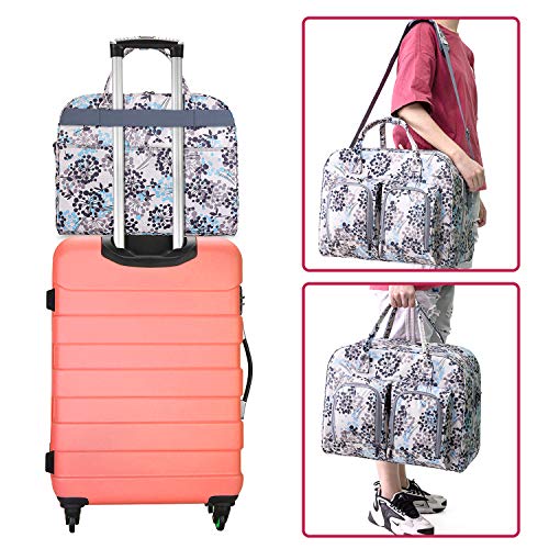 Teamoy Sewing Machine Carrying Case with Bottom Plate, Dandelion Design
