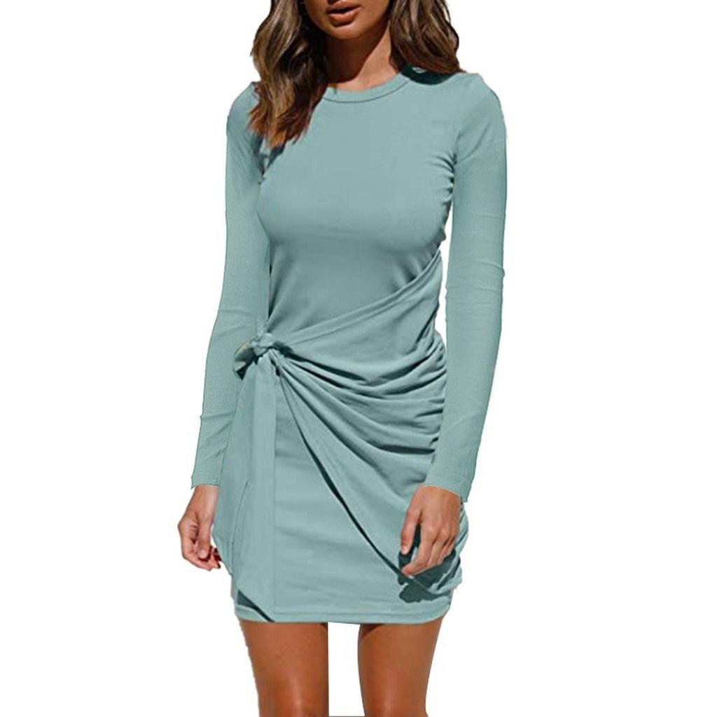 Women's Fashionable Loose Round-neck Dress
