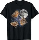 Three Meep Bird American Woodcock Moon Vintage Outfit T-Shirt L