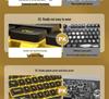 Langtu Silent Wired Mechanical Keyboard and Mouse Set for Office Use - Men & Women