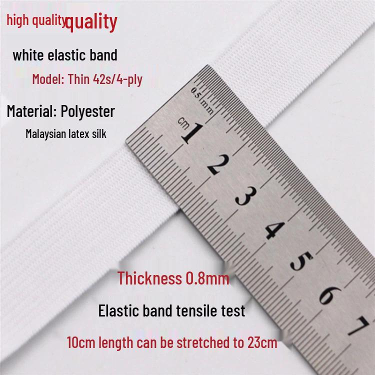 Elastic Band for Pregnancy, Baby, Sofa & Bedding: Soft, Wide, Flat Elastic for Waist Sleeves and More