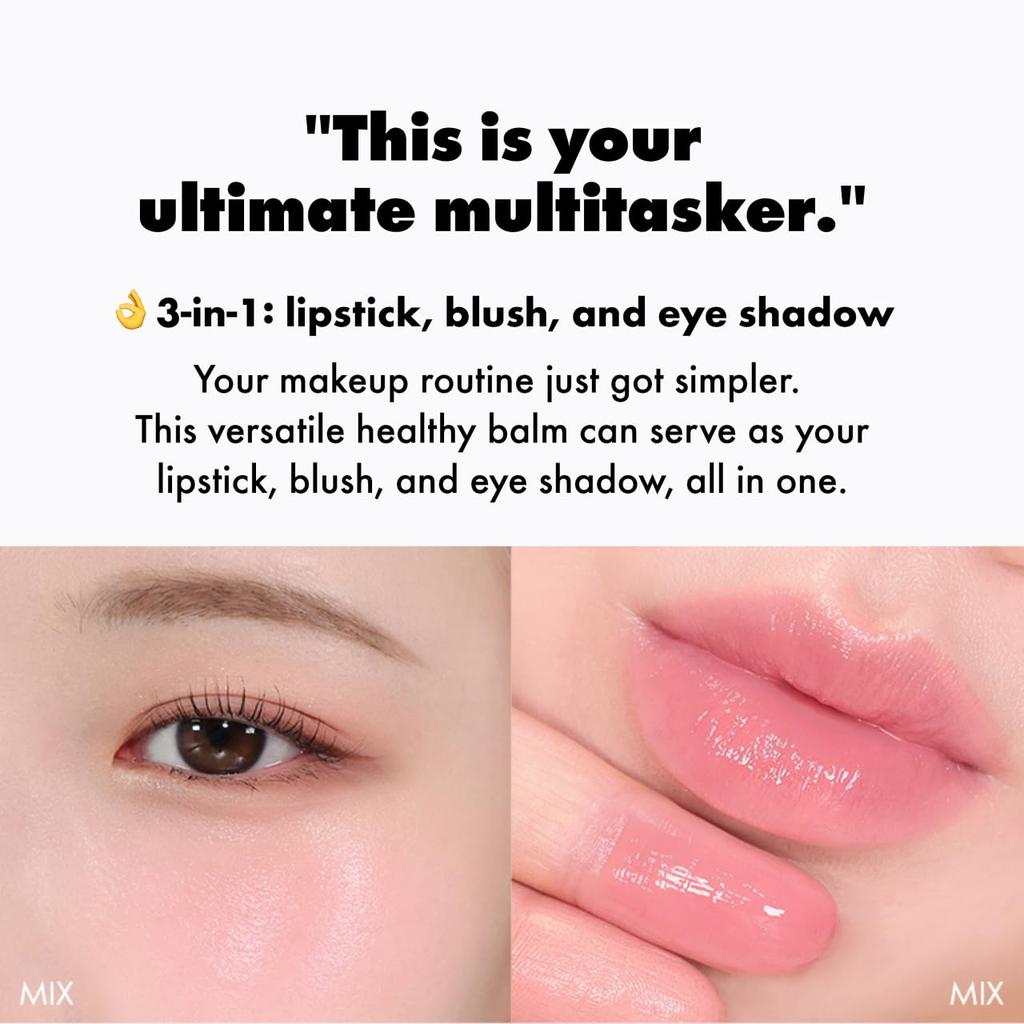Cheek Healthy 5 colors 01 Peach Balm [AMUSE Official] [Lip & Balm, available]