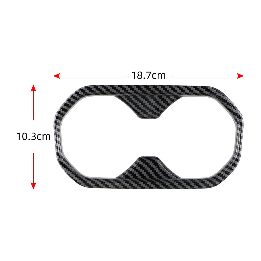 For MG4 MG 4 EV Mulan 2025 2025 2025 Accessories Center Console Sticker Water Cup Frame Cover Interior Decoration Trim Styling