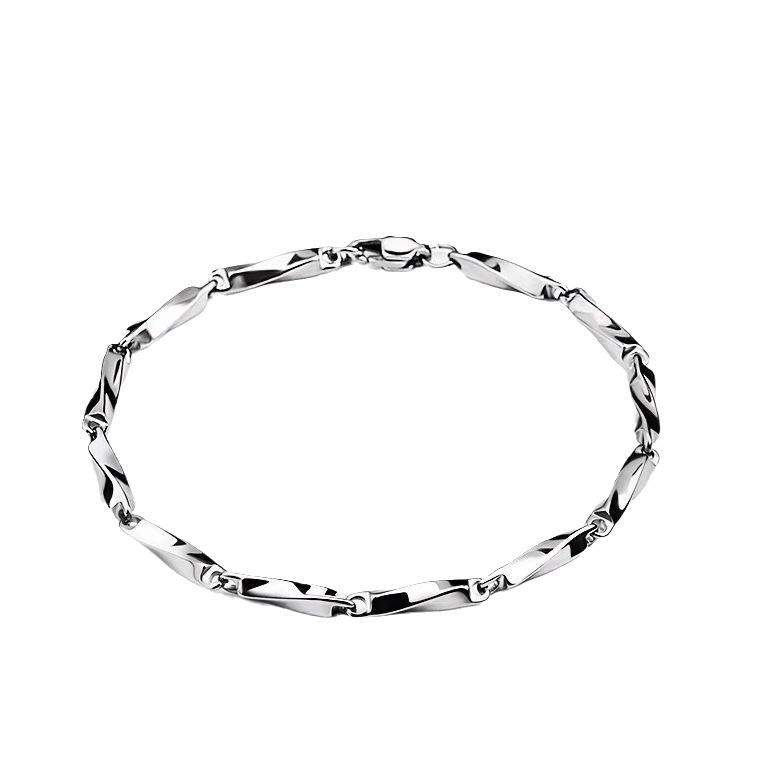 Hand Bracelet Birthday Gift - Unique Design for Men, Trendy Titanium Steel, Hip-hop Style, Personalized, Cool and Laid-back Fashion Accessory