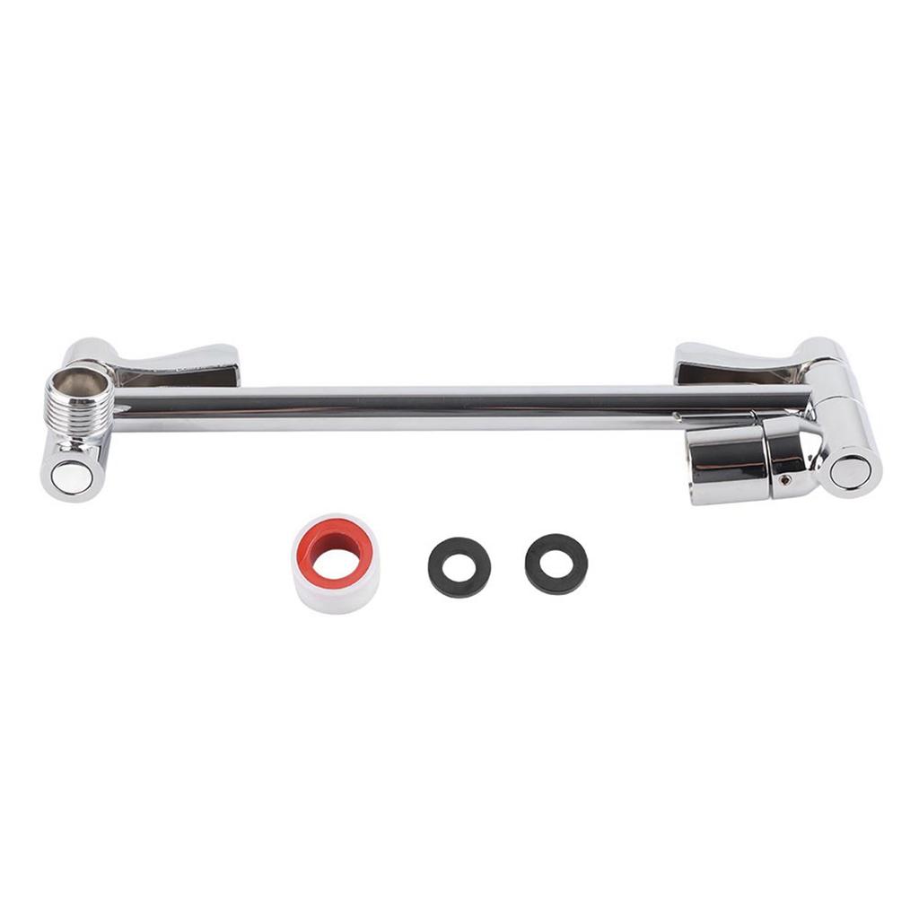 Justerbar buedesign dusjforlengelsesarm Veggfeste for dusjhode på bad