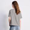 Chuyu Women's Striped Round Neck T-Shirt