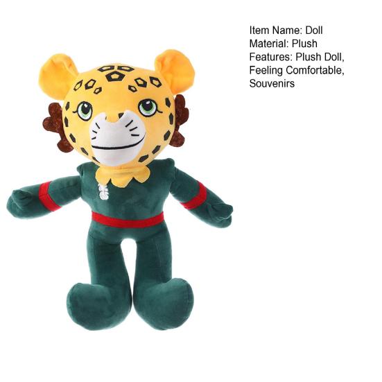Plush Doll Soft Collectible Toy Hold Football Plush Soft Comfortable To Toy for Collecting Display