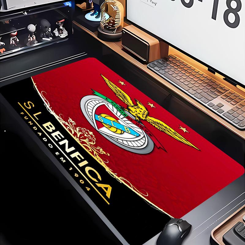 Sport Lisboa e Benfica Theme Premium Non-slip Mouse Pad with Stitched Edges,Durable Rubber Material,for Desktop & Gaming Great Gifts