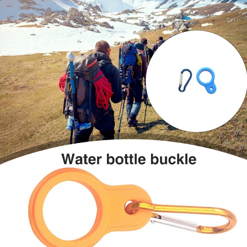 5pack Quickly Release Hydratation Clip Durability Silicones Bottles Attachments for Active Lifestyle