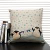 Cute Cartoon Animal Cushion Cover Funny Penguin Pillow Case Bedroom Living Room Sofa Decoration Pillowcase 45x45 Children's Gift