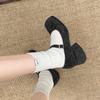 Fashion Temperament French Small Fragrant Style Thick Heel Thick-soled Fluffy Shoes Women's 2025 New Winter Height Increase Mary Jane Single Shoes