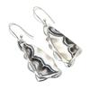 Calcite Agate Gemstone Handmade 925 Sterling Silver Jewelry Earring 2.36" SU-10143