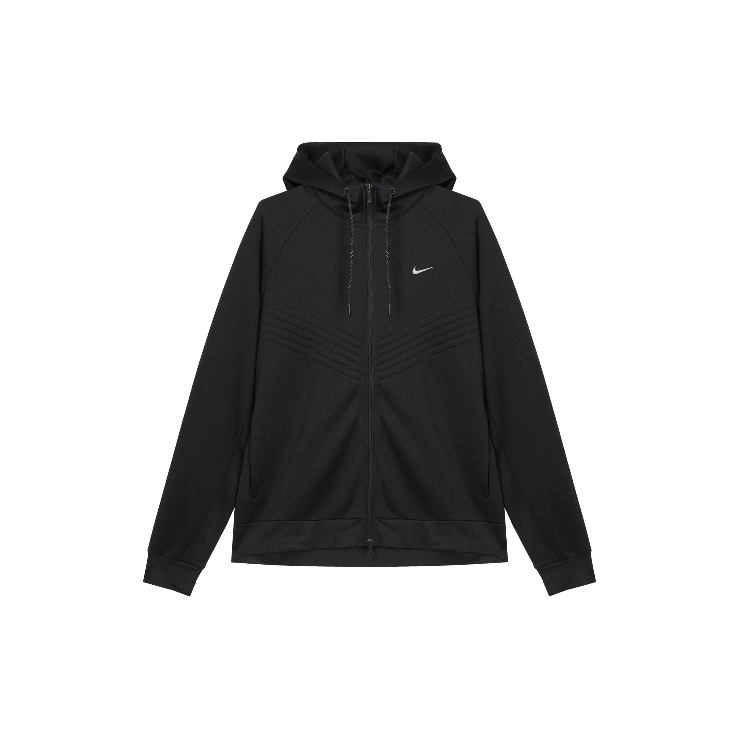 Nike Men s Therma-FIT Water Repellent Full-Zip Hooded Jacket Black FZ1108-010 S