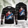 Santa Claus Christmas Hoodie Men Clothes Funny Ugly Christmas Top Men Crewneck Sweatshirt Hip Hop Male Hoodies