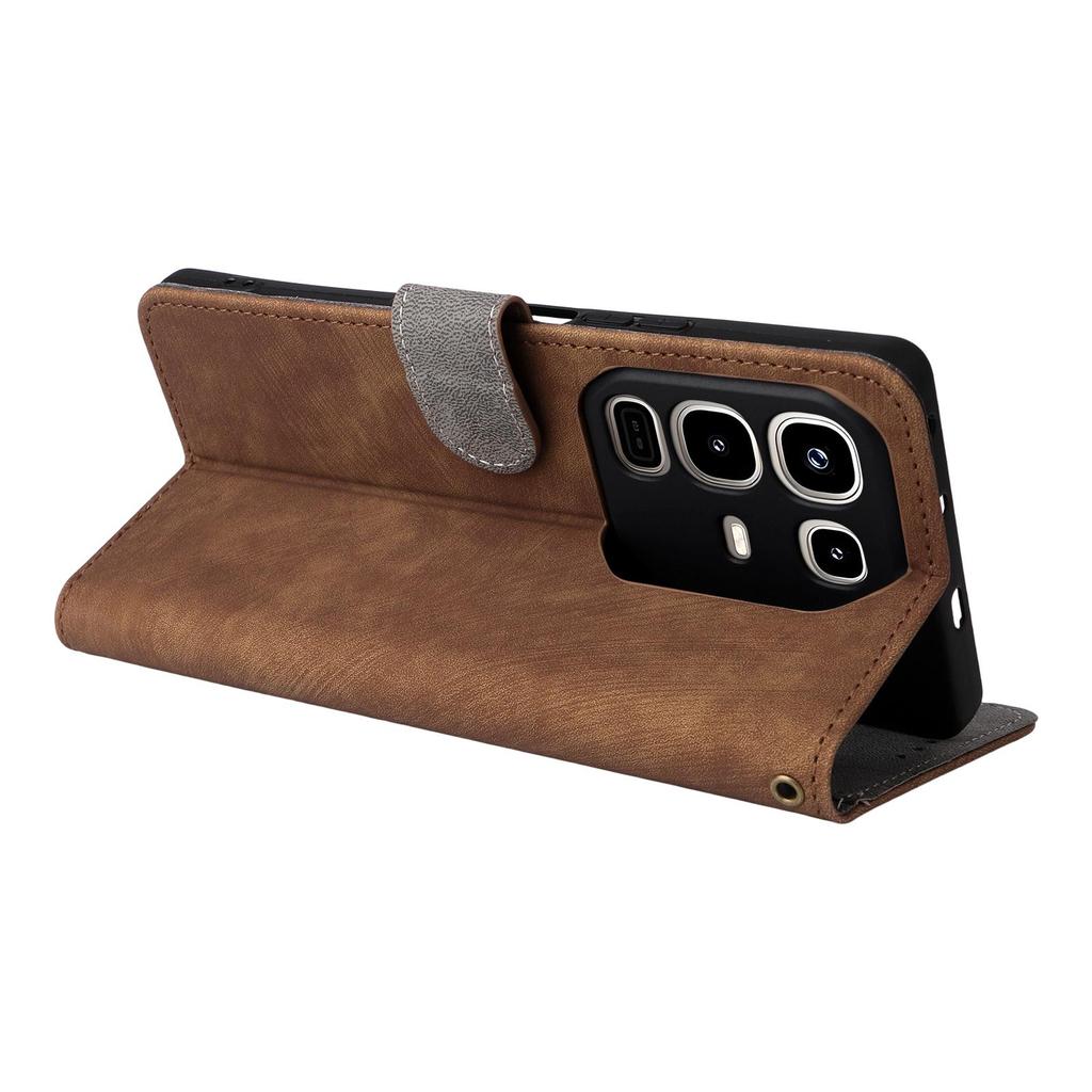 Flip Cover für Infinix Note 50 Pro 4G / Note 50 4G PU-Leder Ganzkörperschutz [RFID-Blockierung] Handyhülle