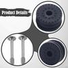 4 Pieces Anti Vibration Foot Pads Slip 3D Printer Parts Accessories Repair with