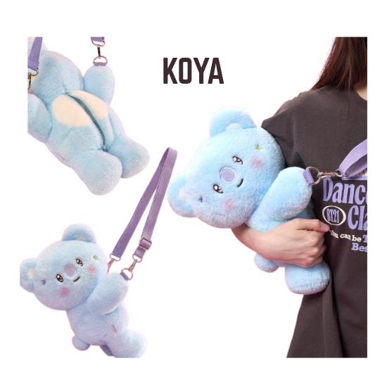 BT21 Hug Me Plush Crossbody Bag The Journey