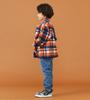 Lee Soft Touch Boa Orange Sizes Jacket, Kids' Check, 110cm-150cm