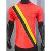 Mens Bamboo Fiber Soccer Jersey Orange Edition Manchester City Fan Shirt Short Sleeve Sportswear