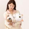 Soft Big Eyes Cat Plush Toy Cute Siamese Cat  Plush Doll Simulation Cat Plush Doll  Home Decoration