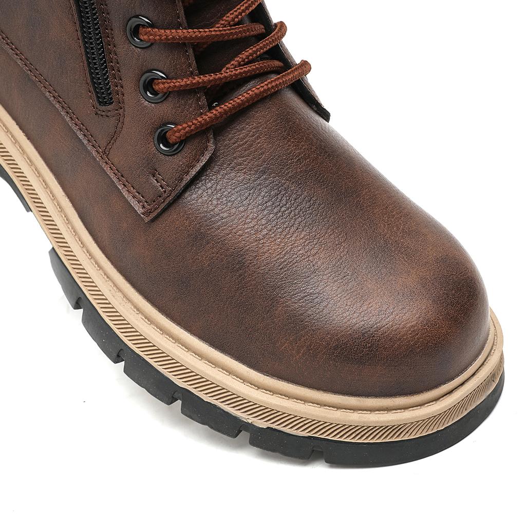 Men Safety Shoes Indestructible Steel Toe Work Shoes Man Puncture Proof Protective Shoes Waterproof Slip-resistant Work Boots