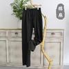 Thin Cotton Imitation Linen Casual Pants Men's Summer Men's Large Size Straight Men's Long Pants