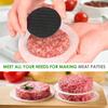 Hamburgerfleischpresse 3-in-1 Hamburgerpresse Patty-Hersteller mit 100 Stück Patty-Papier Abnehmbare Antihaft-Burgerform für die Küche