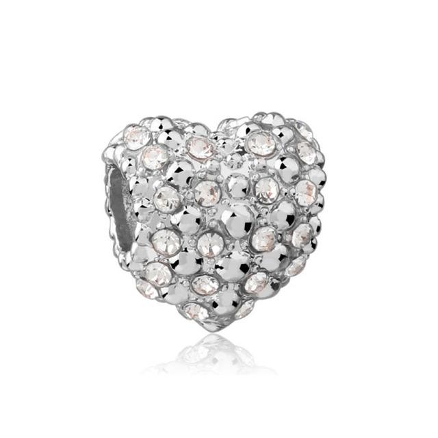 Europejski kolor srebrny ażurowe serce pszczoła miodna mama koralik Fit Charm bransoletka tworzenie biżuterii akcesoria 