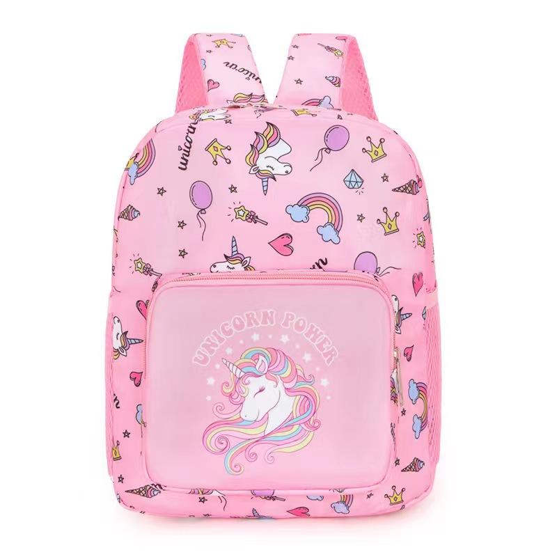 Cartoon pattern kindergarten schoolbag large capacity lightweight children's backpack to reduce the burden of students backpack fashion