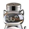 Salt And Pepper Shakers with Stainless Steel Lids Reusable Spice Jars Clear Easy-Fill Spice Storage Organizer for Kitchen Camping