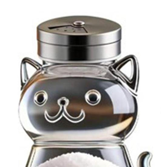 Salt And Pepper Shakers with Stainless Steel Lids Reusable Spice Jars Clear Easy-Fill Spice Storage Organizer for Kitchen Camping