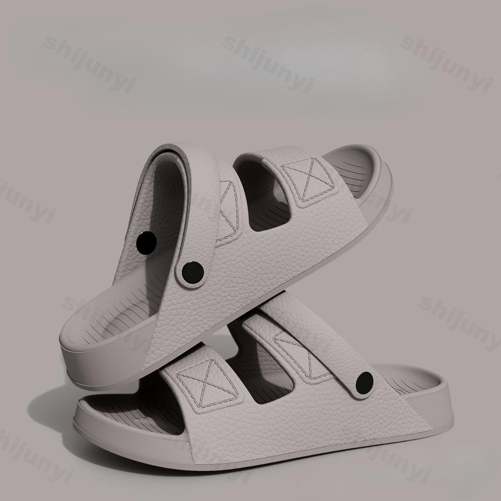 Fashion Men's Summer Driving Slippers 2025 New Style Non Slip Odor Resistant Outdoor Beach Hollow Breathable Comfortable Casual Sandals