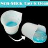 Silicone Measuring Cups for Resin Non-Stick Mixing Cups Glue Tools,Precise Scal