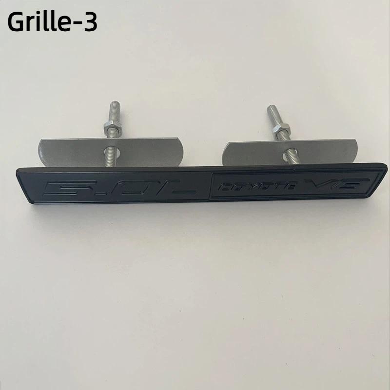 3D Metal 5.0 COYOTE V8 Rear Trunk Side Fender Emblem Badge Sticker Car Accessories For 5.0 GT F150 FX4