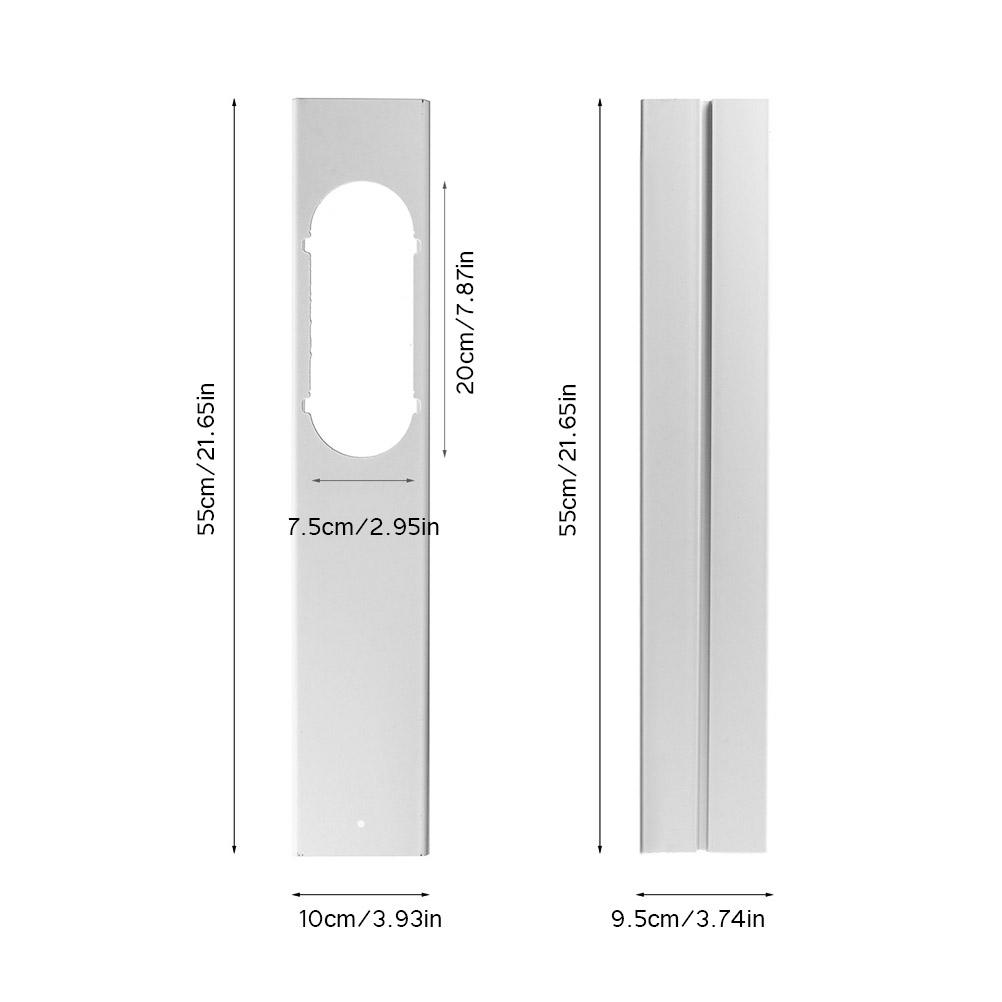 Placă de etanșare reglabilă universală pentru aer condiționat mobil, atelă, deflectoare