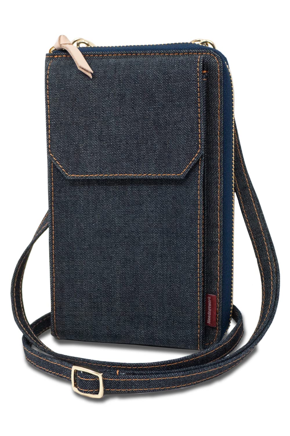 

Сумка для смартфона, кошелек, наплечная сумка Okayama Denim, женская сумка для смартфона, наплечная сумка Indigo Blue [Need Network]