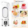 2pcs/set Blender Cordless Portable Blender: Dual 1500mAh, 12 Blades For Smoothies & Juicing Kitchen Tools & Gadgets Stirrer Part