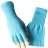 Thicken Long Mitten Warm Fingerless Gloves Fashion Knitted Gloves  Couple