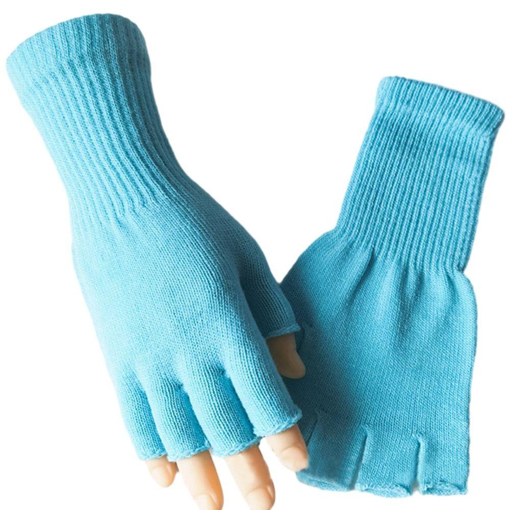 Thicken Long Mitten Warm Fingerless Gloves Fashion Knitted Gloves  Couple