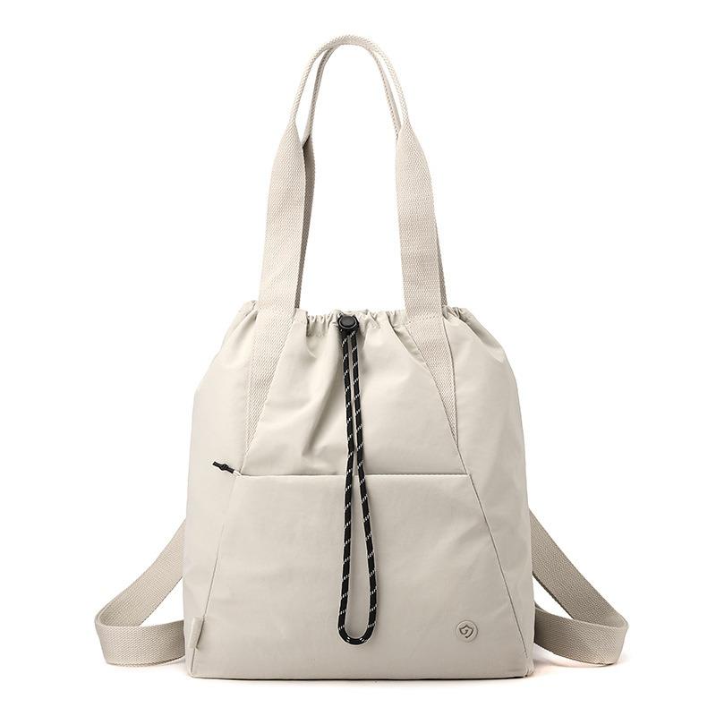 Junior High School Student Schoolbag Women's Fashion Drawstring Bundle Backpack Lightweight Large Capacity Backpack Casual Women's Shoulder Bag