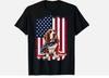 Basset Hound American Flag 4th Of July Basset Hound Gift Unisex T-Shirt