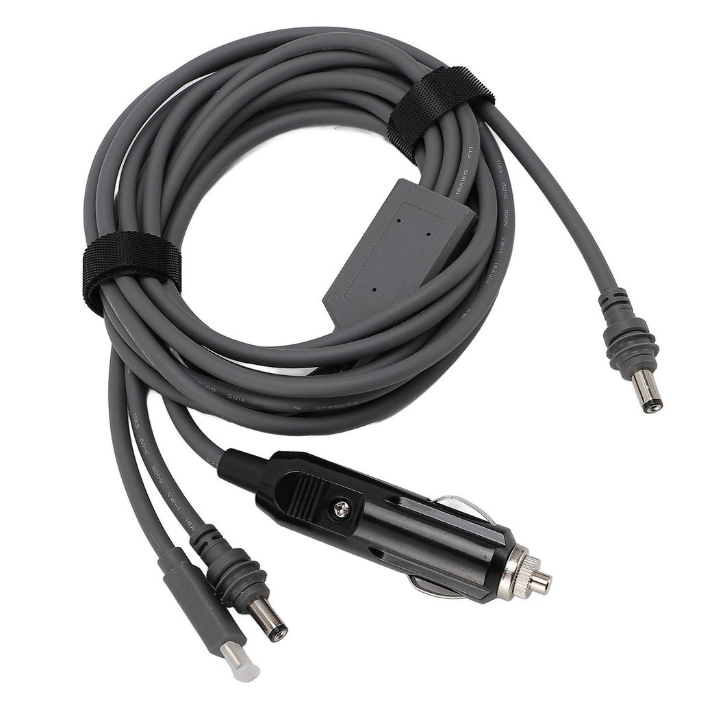 3 In 1 Power Cable DC Male Plug To Type C PD100W Car Charger Adapter Cord for Mini Satellite Device