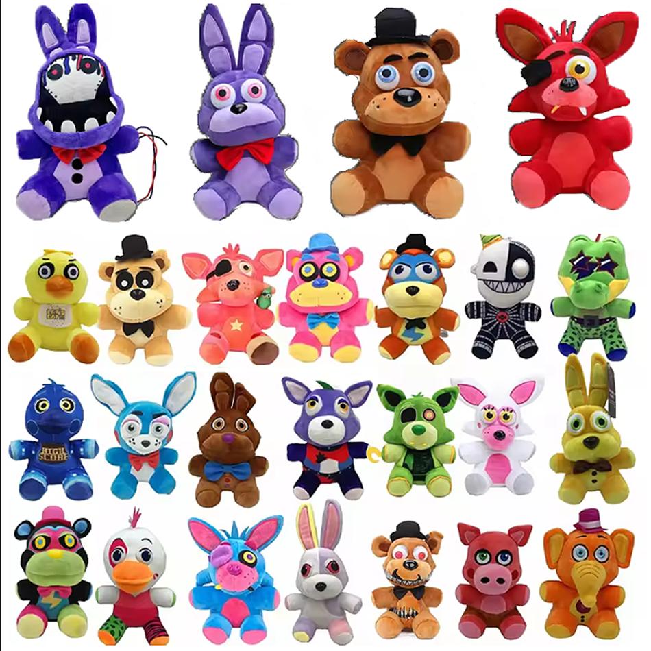 s Five Night At Freddy Fnaf Cute Plush Toys Game Doll Bonnie Bear Foxy Cartoon Stuffed Dolls Freddy Toy Birthday Gifts